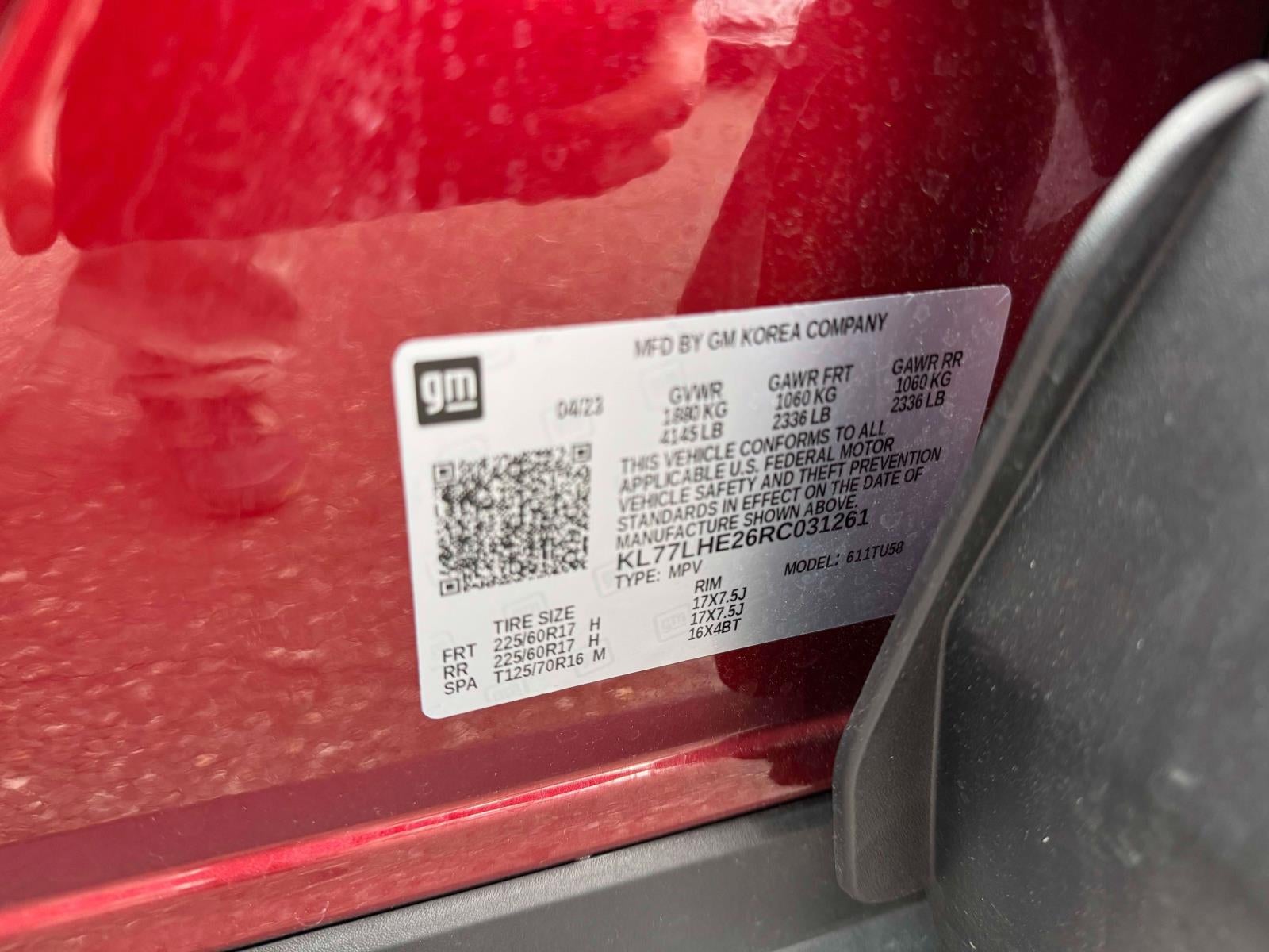 2024 Chevrolet Trax FWD LT