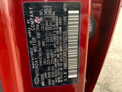 2020 Hyundai Tucson SE