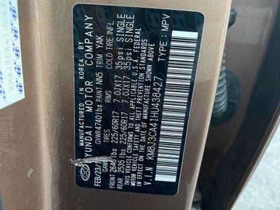 2017 Hyundai Tucson SE Plus