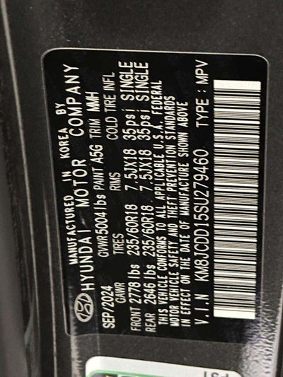 2025 Hyundai Tucson Hybrid SEL Convenience