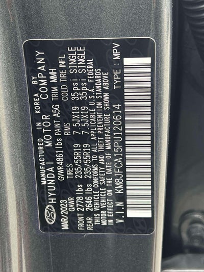2023 Hyundai Tucson Hybrid SEL Convenience