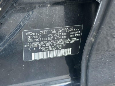 2012 Hyundai Elantra GLS (Ulsan Plant)