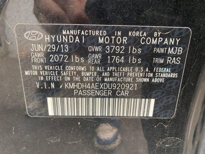 2013 Hyundai Elantra GLS