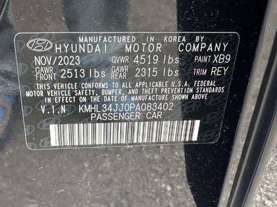2023 Hyundai Sonata Hybrid SEL