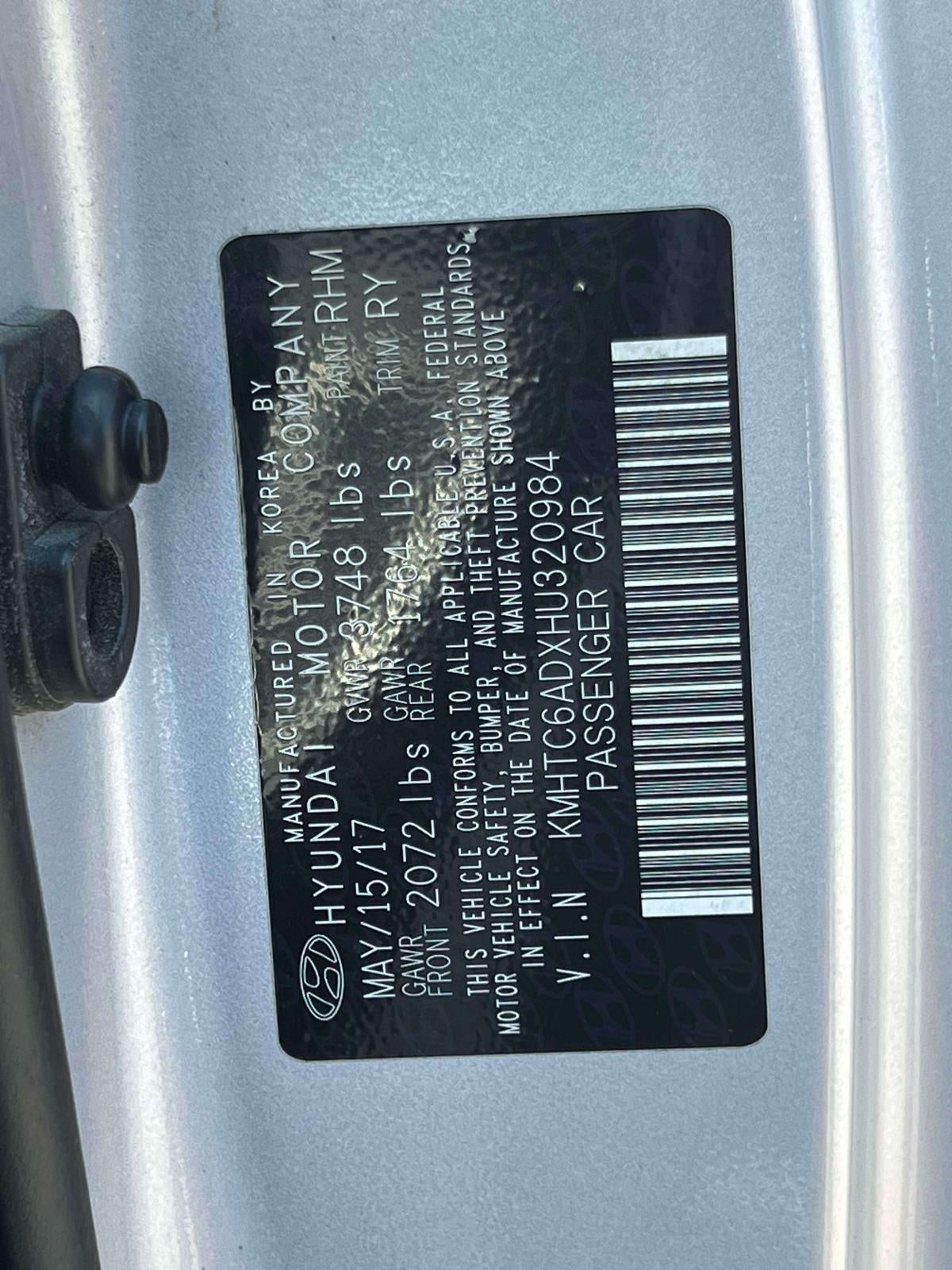 2017 Hyundai Veloster Value Edition