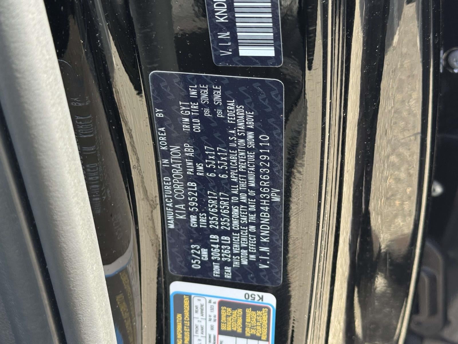 2024 Kia Carnival MPV LX Seat Package