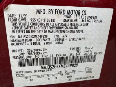 2021 Ford EcoSport SE