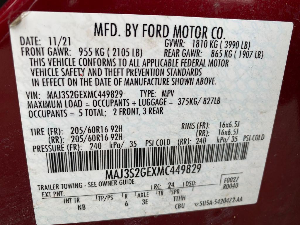 2021 Ford EcoSport SE