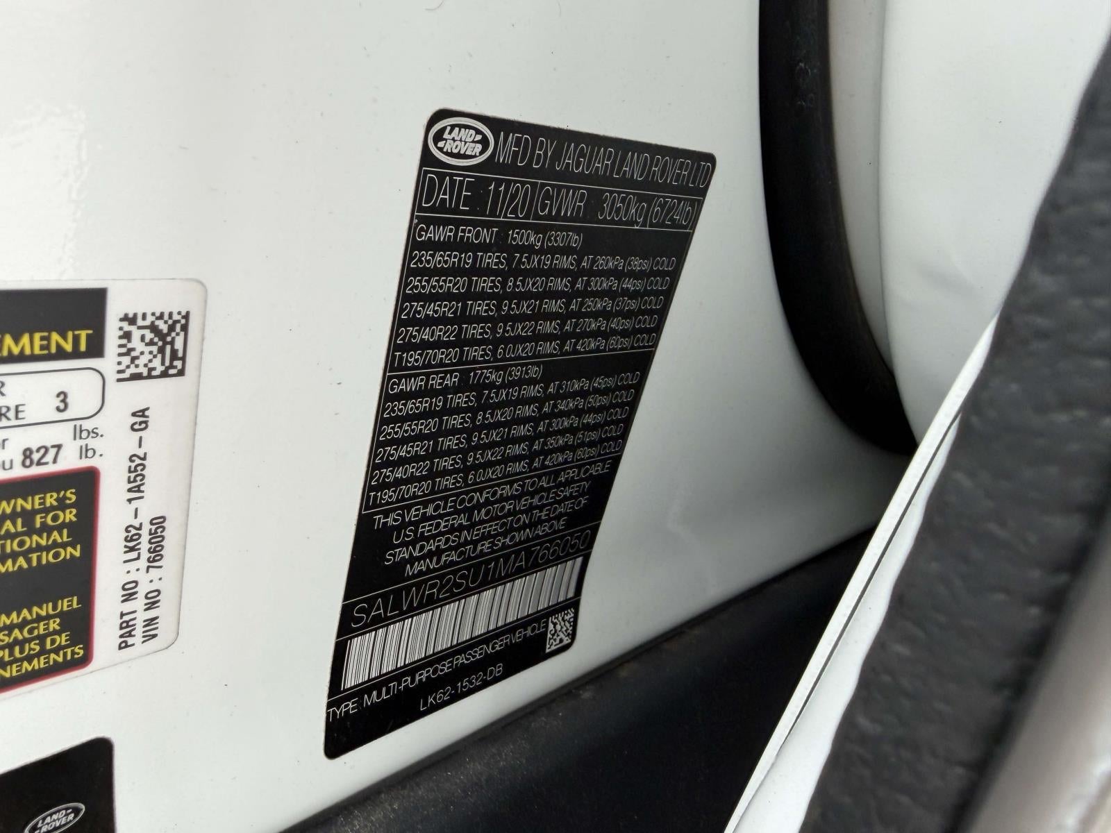 2021 Land Rover Range Rover Sport HSE Silver Edition MHEV