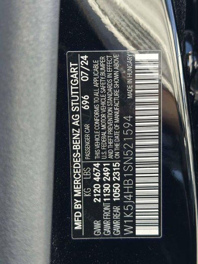 2025 Mercedes-Benz CLA 250 Coupe 4MATIC®