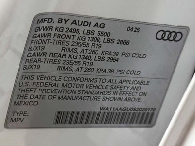 2025 Audi All-new Q5 Premium TFSI quattro S tronic