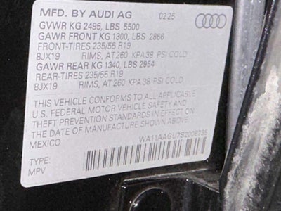 2025 Audi All-new Q5 Premium TFSI quattro S tronic