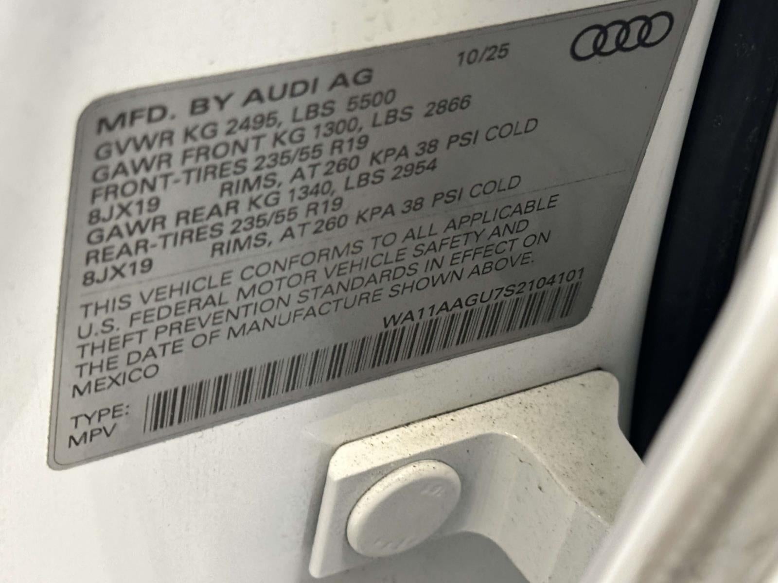2025 Audi All-new Q5 Premium TFSI quattro S tronic