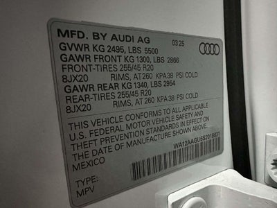 2025 Audi All-new Q5 Premium Plus TFSI quattro S tronic
