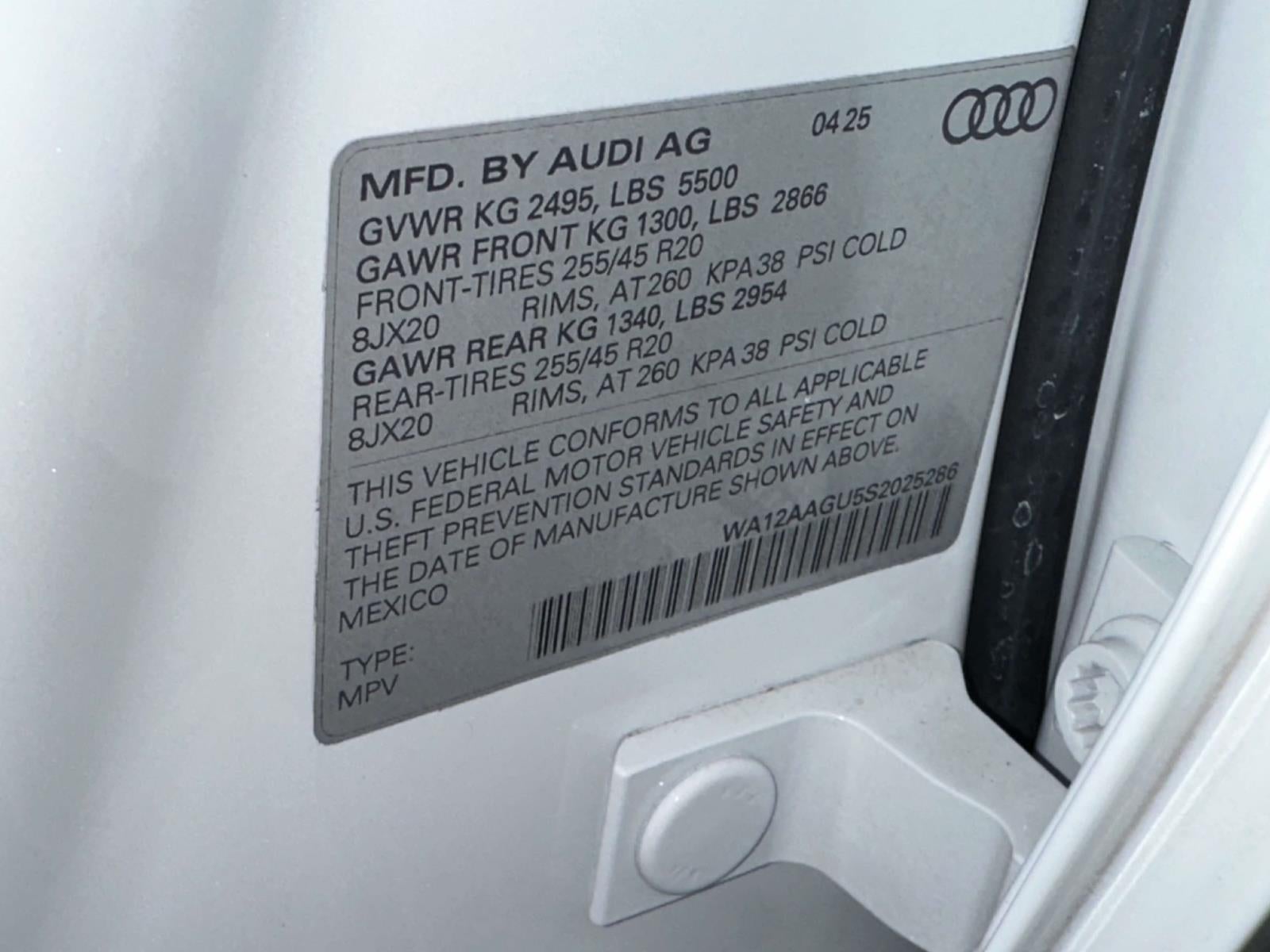 2025 Audi All-new Q5 Premium Plus TFSI quattro S tronic