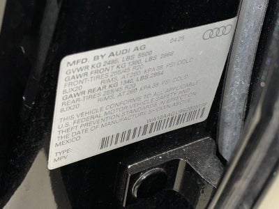 2025 Audi All-new Q5 Premium Plus TFSI quattro S tronic