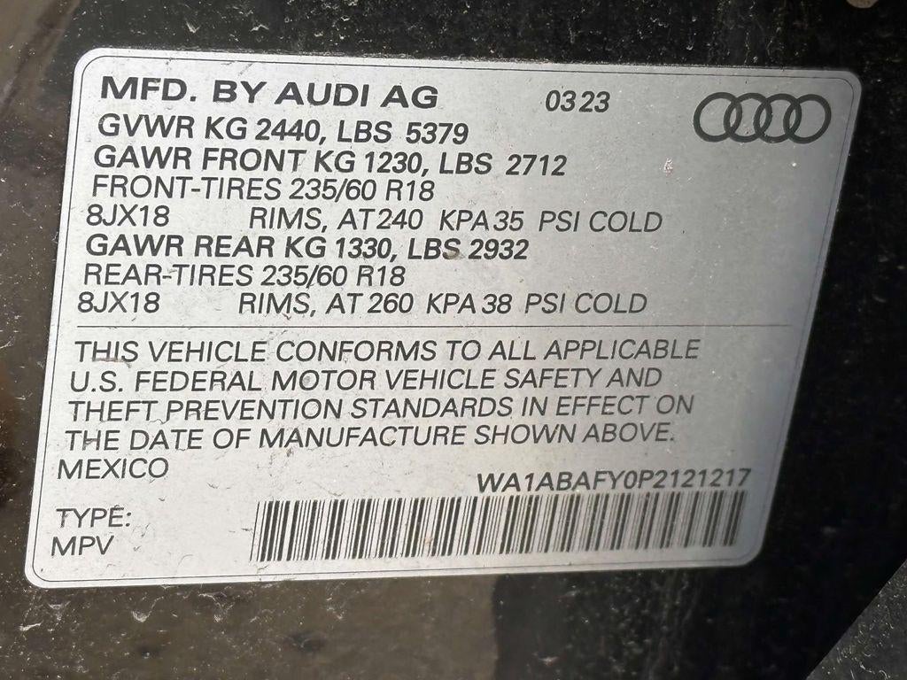 2023 Audi Q5 Premium 40 TFSI quattro S tronic