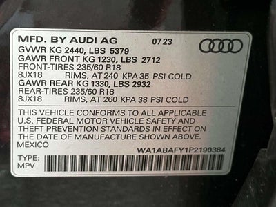 2023 Audi Q5 Premium 40 TFSI quattro S tronic