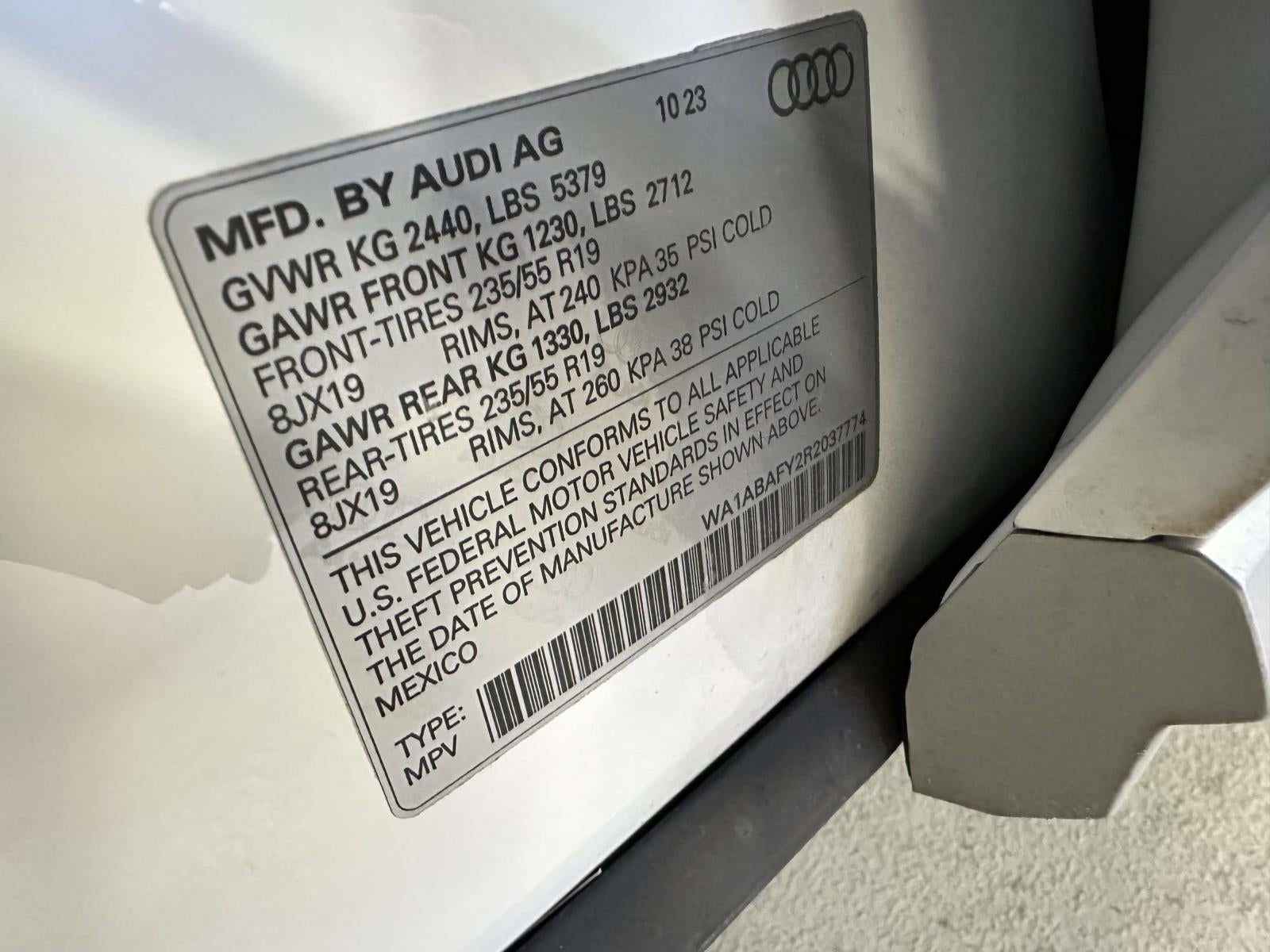 2024 Audi Q5 Premium 40 TFSI quattro S tronic