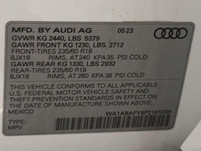 2023 Audi Q5 Premium 40 TFSI quattro S tronic