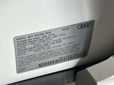 2023 Audi Q5 Premium 40 TFSI quattro S tronic