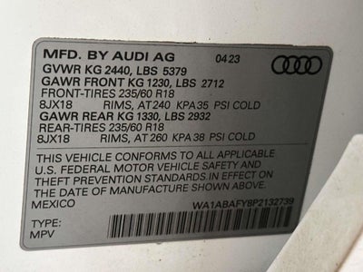 2023 Audi Q5 Premium 40 TFSI quattro S tronic