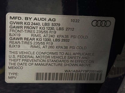 2023 Audi Q5 Premium 40 TFSI quattro S tronic