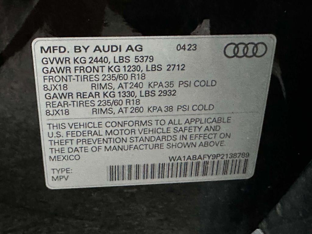 2023 Audi Q5 Premium 40 TFSI quattro S tronic