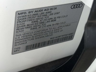 2026 Audi Q7 Premium 45 TFSI quattro tiptronic