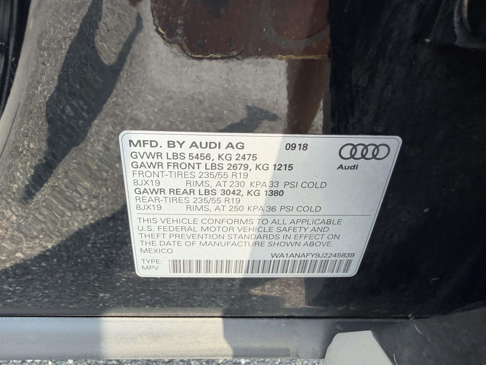 2018 Audi Q5 2.0T Premium