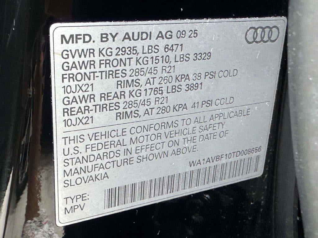 2026 Audi Q8 Premium 55 TFSI quattro Tiptronic