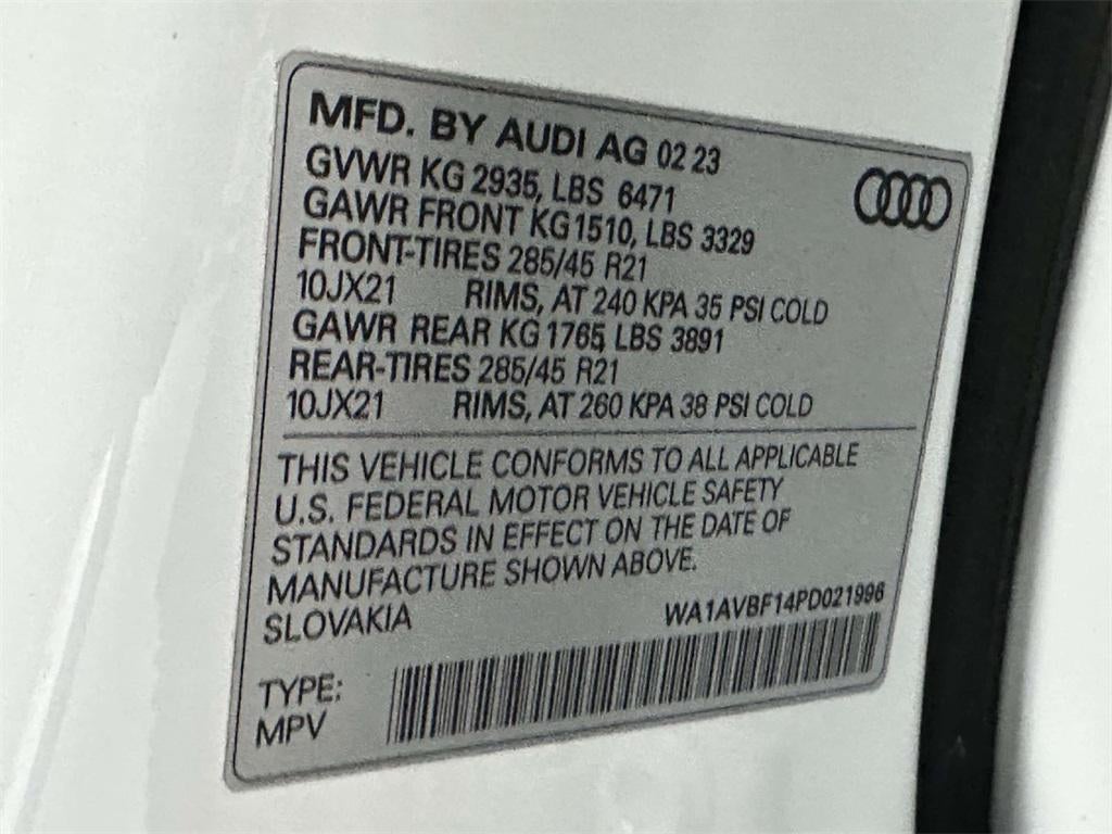 2023 Audi Q8 Premium 55 TFSI quattro Tiptronic