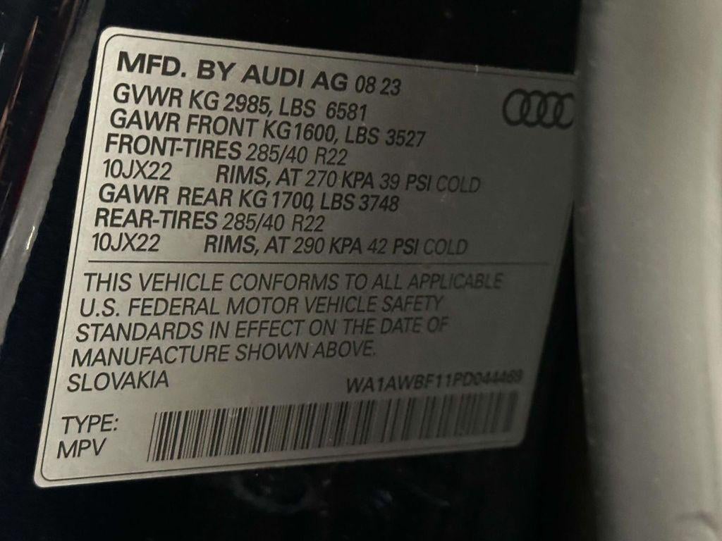 2023 Audi SQ8 Premium Plus TFSI quattro Tiptronic
