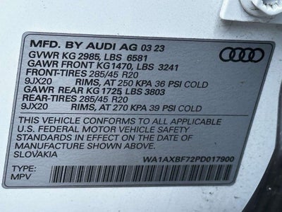 2023 Audi Q7 Premium 55 TFSI quattro Tiptronic