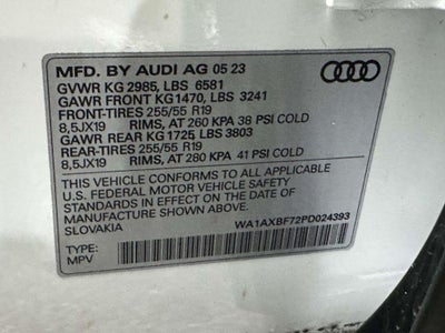 2023 Audi Q7 Premium 55 TFSI quattro Tiptronic