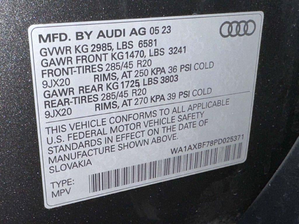 2023 Audi Q7 Premium 55 TFSI quattro Tiptronic