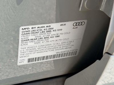 2020 Audi SQ5 Premium Plus TFSI quattro Tiptronic