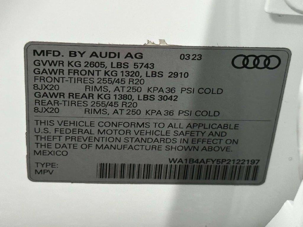 2023 Audi SQ5 Premium Plus TFSI quattro Tiptronic