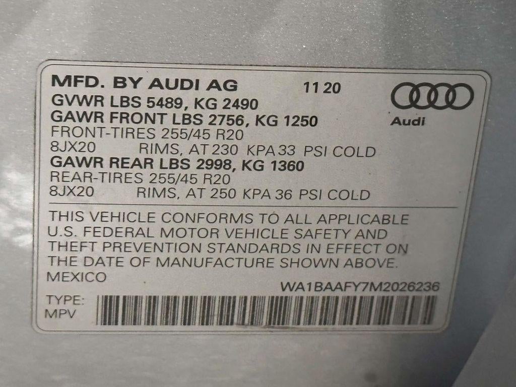 2021 Audi Q5 Premium Plus 45 TFSI quattro S tronic