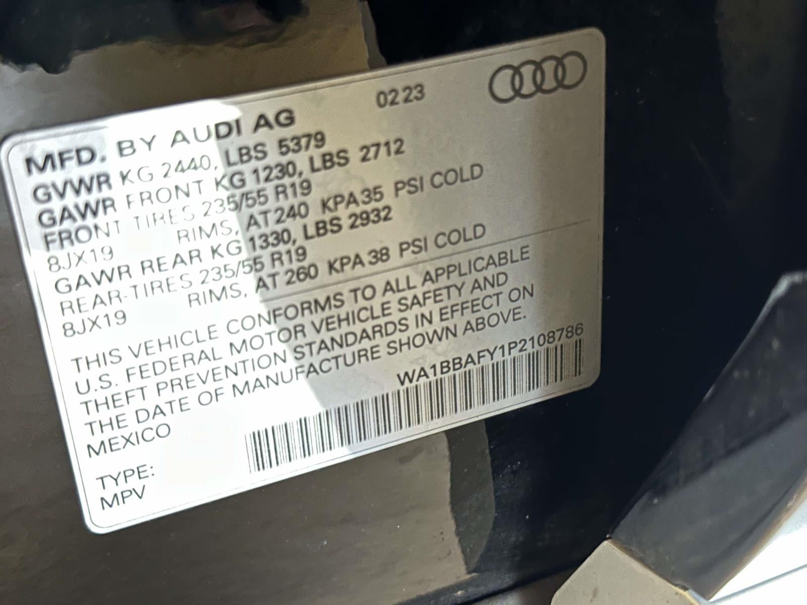 2023 Audi Q5 Premium Plus 40 TFSI quattro S tronic