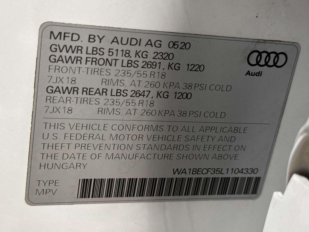 2020 Audi Q3 Premium Plus 45 TFSI quattro Tiptronic