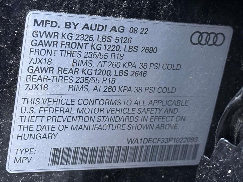 2023 Audi Q3 Premium 45 TFSI S line quattro Tiptronic