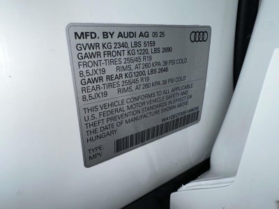 2025 Audi Q3 Premium 45 TFSI S line quattro Tiptronic