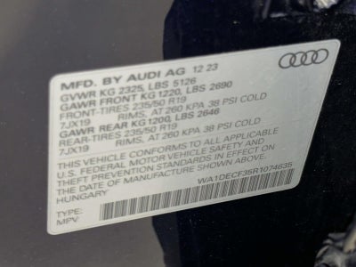 2024 Audi Q3 Premium 45 TFSI S line quattro Tiptronic