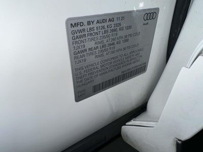 2022 Audi Q3 Premium 45 TFSI S line quattro Tiptronic