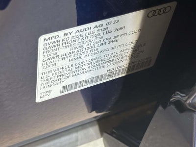 2024 Audi Q3 Premium 45 TFSI S line quattro Tiptronic