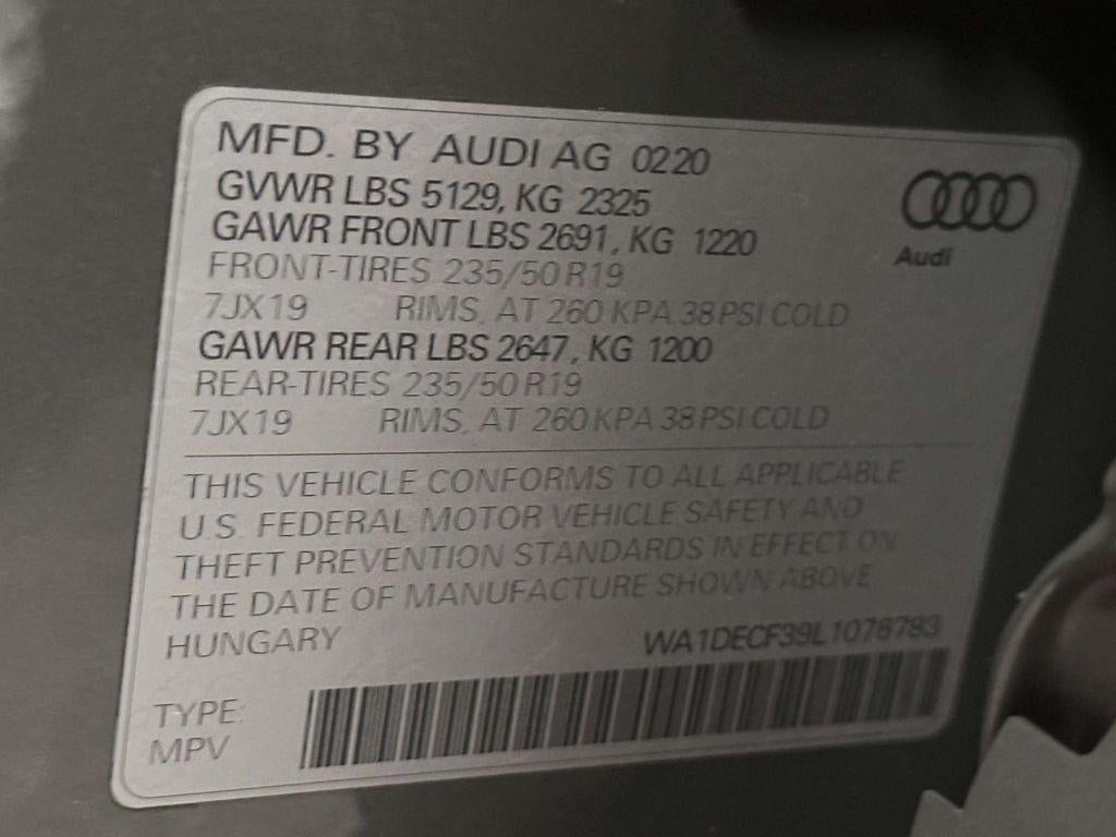 2020 Audi Q3 Premium 45 TFSI S line quattro Tiptronic