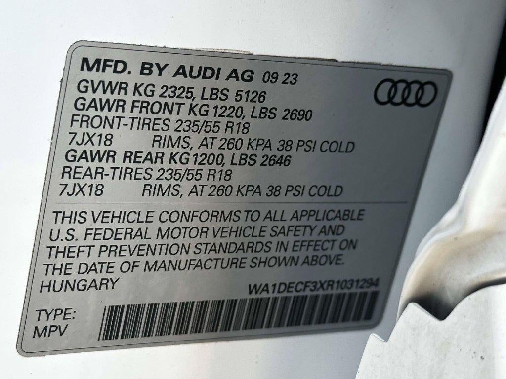 2024 Audi Q3 Premium 45 TFSI S line quattro Tiptronic