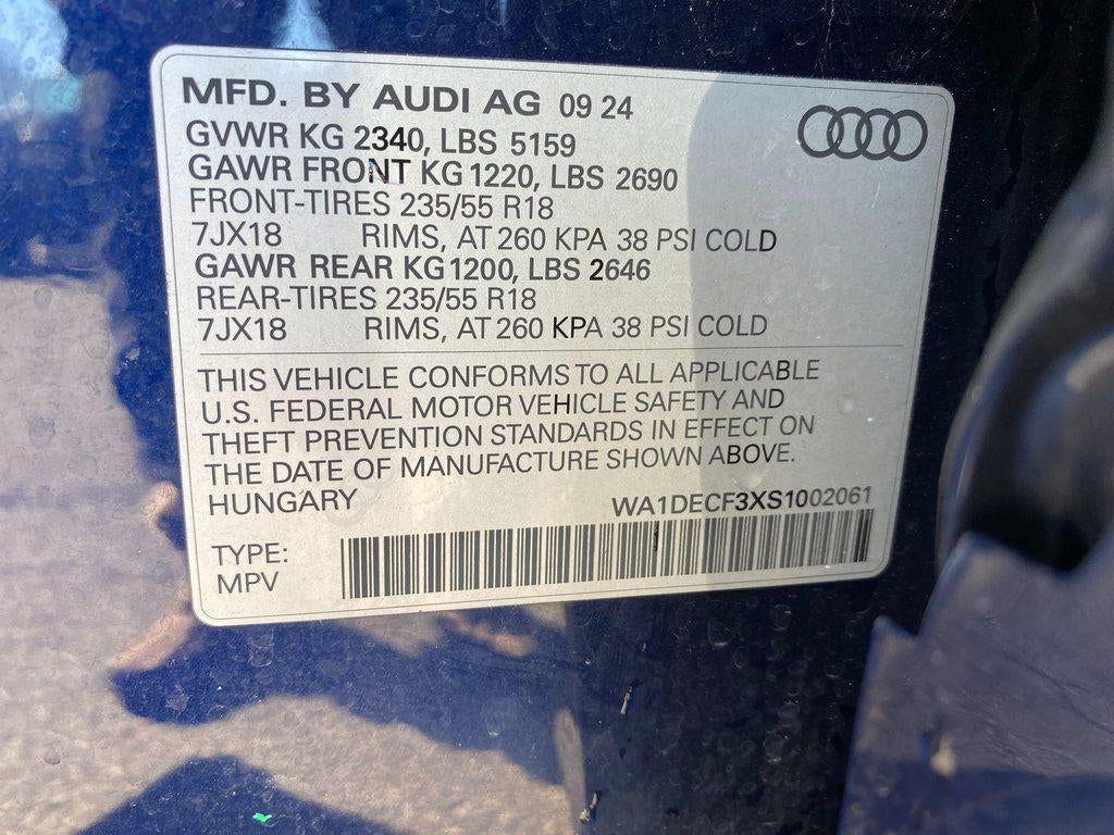 2025 Audi Q3 Premium 45 TFSI S line quattro Tiptronic