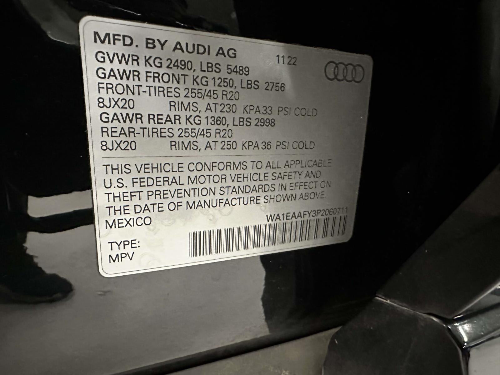 2023 Audi Q5 Premium Plus 45 TFSI S line quattro